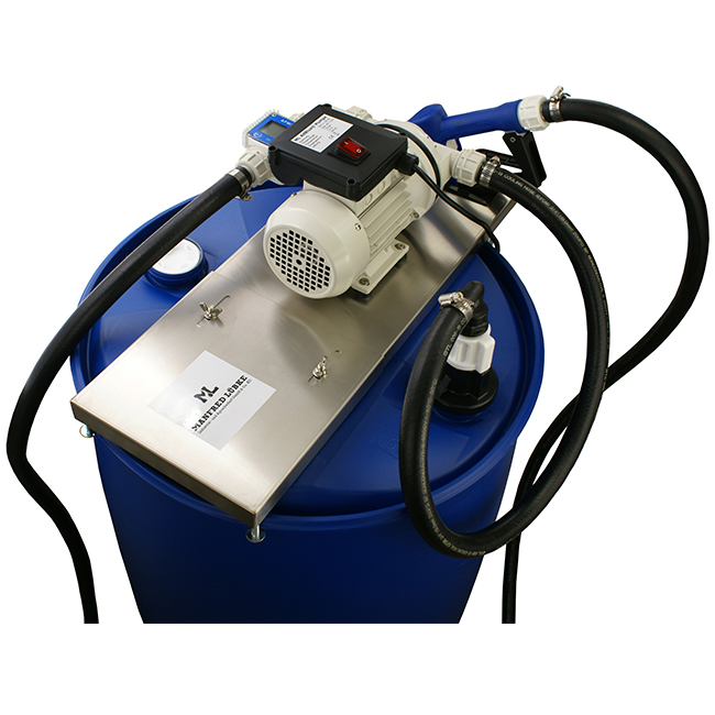 ML AdBlue Pumpe für Fass mit 4m Schlauch - www.